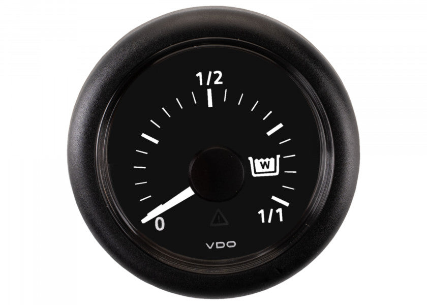 Viewline septiktankmåler 12/24V svart - VDO forfra