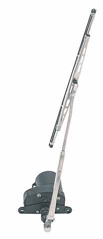 Vindusviskersett rustfritt stål 12V 300 mm forfra