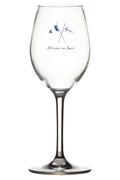 Vinglass bruddfast plast 325 ml 6-pakning - Marine Business forfra