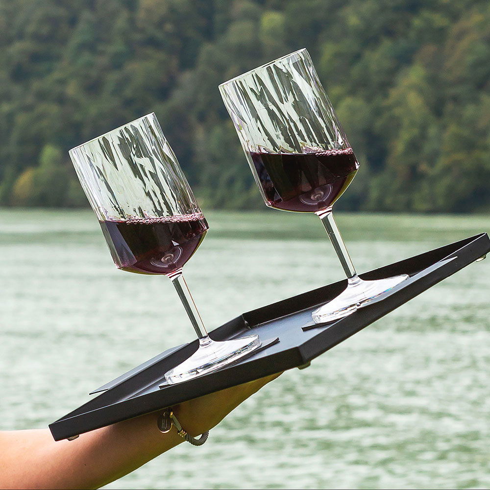 Vinglass med magnet 300 ml 2-pack Silwy bakside