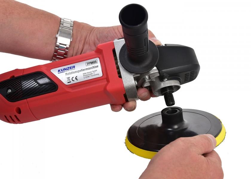 Vinkelpoleringsmaskin 1500 W bakside