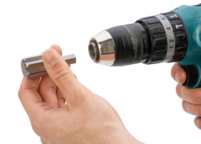 Montert Vinsjadapter for drill WINCH BIT rustfritt stål på båt