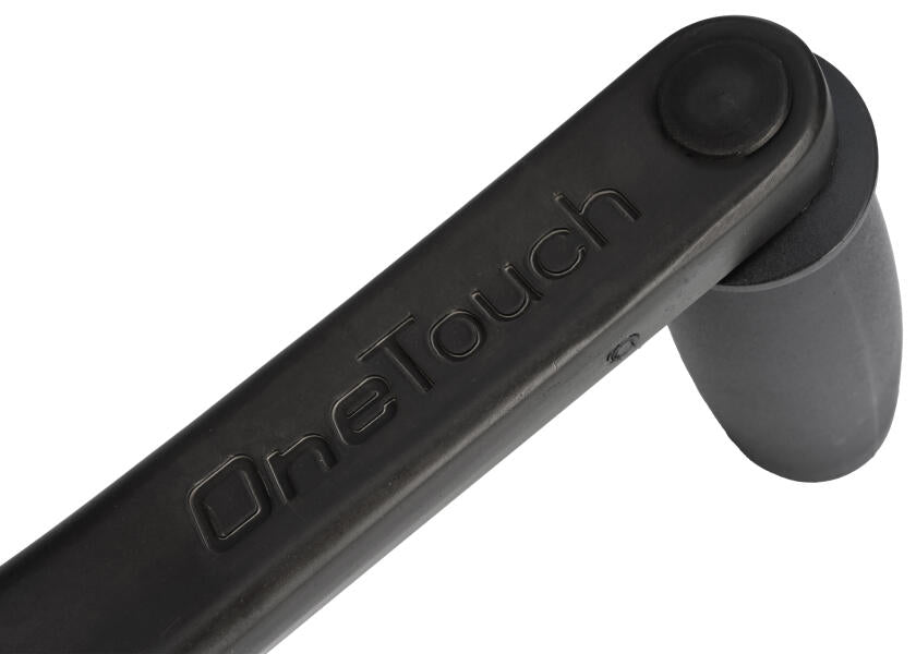 Vinsjhåndtak ONE TOUCH aluminium enhånds standard - Lewmar montert på vinsj