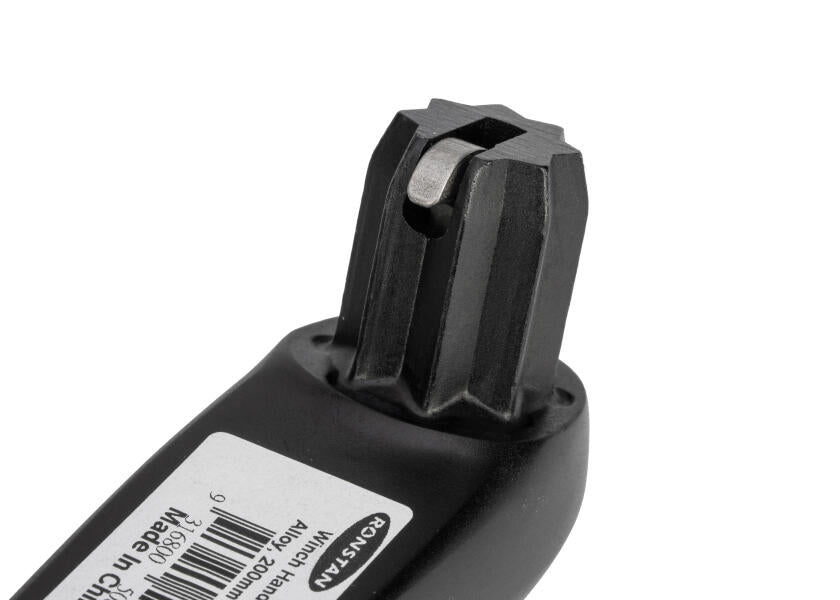 Vinsjhåndtak QUICKLOCK med knott 200 mm aluminium - Ronstan bakside