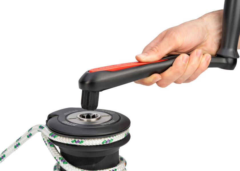 Vinsjhåndtak QUICKLOCK med knott 200 mm aluminium - Ronstan nærbilde aluminium