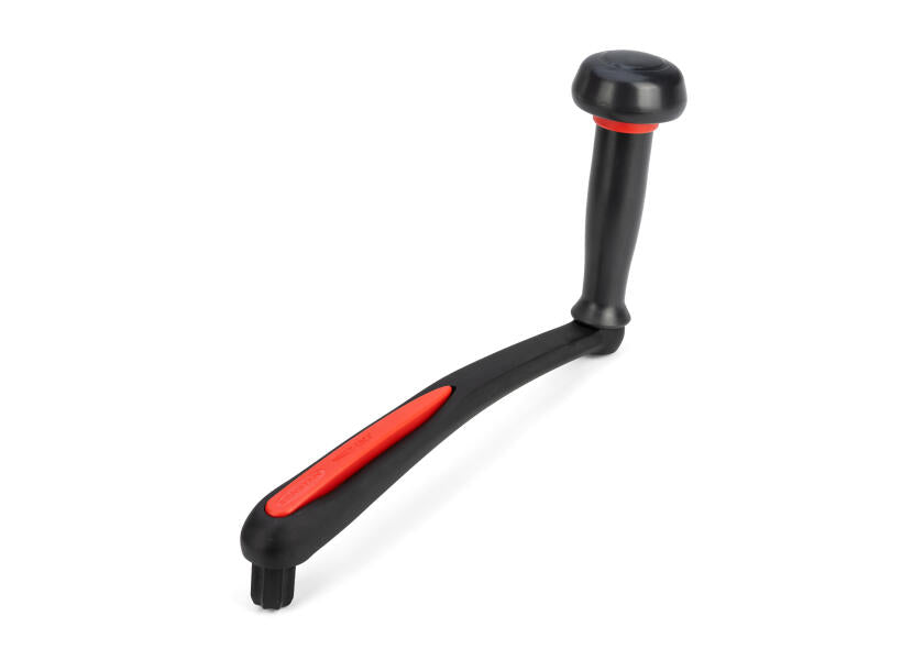 Vinsjhåndtak QUICKLOCK med knott 250 mm aluminium - Ronstan forfra