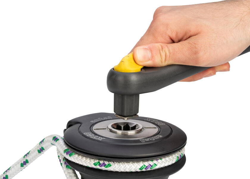 Vinsjhåndtak racing BALLGRIP 255 mm aluminium kulelager montert