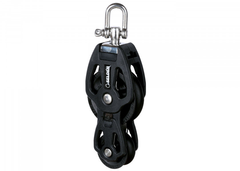 Detalj av Violinblokk med svivel 14 mm glideleie 1000 kg - Seldén