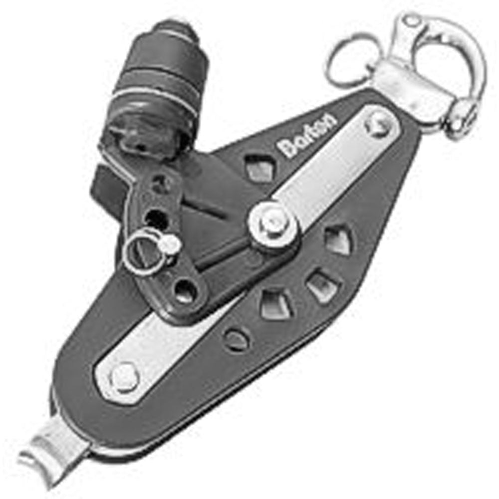 Violinblokk med klemme glidelager 8 mm 740 kg Barton-Marine forfra