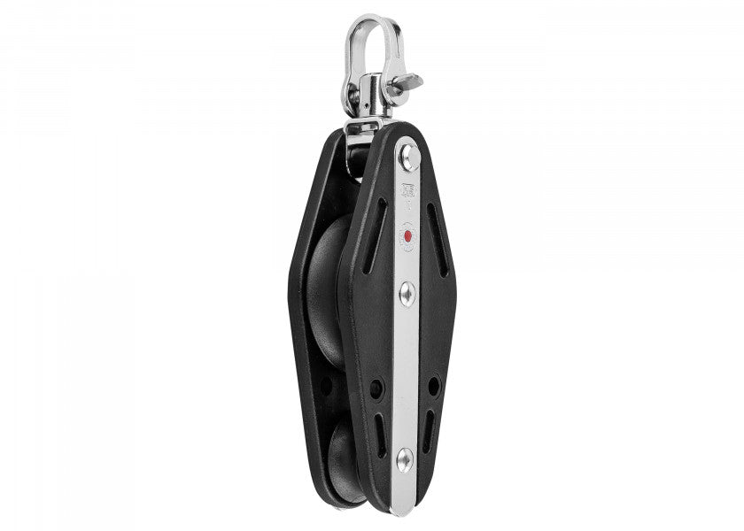 Detalj av Violinblokk med svivel 10 mm kulelager rustfritt stål Sprenger