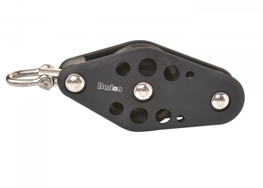 Violinblokk med svivel 12 mm glideleie 750 kg Barton forfra