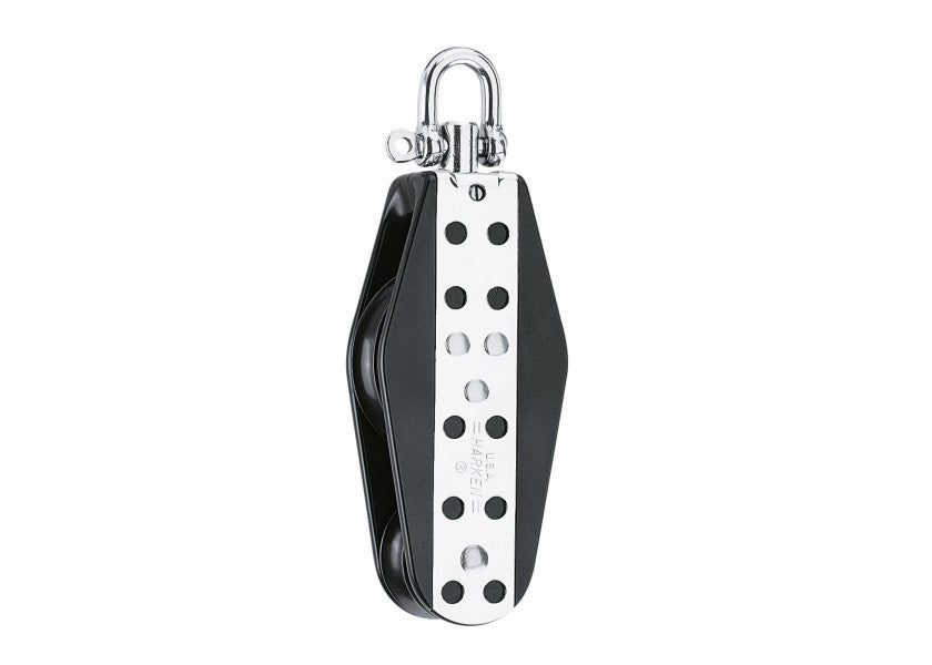 Violinblokk med svivel 2-skivet 14 mm kulelager 816 kg - HARKEN detalj