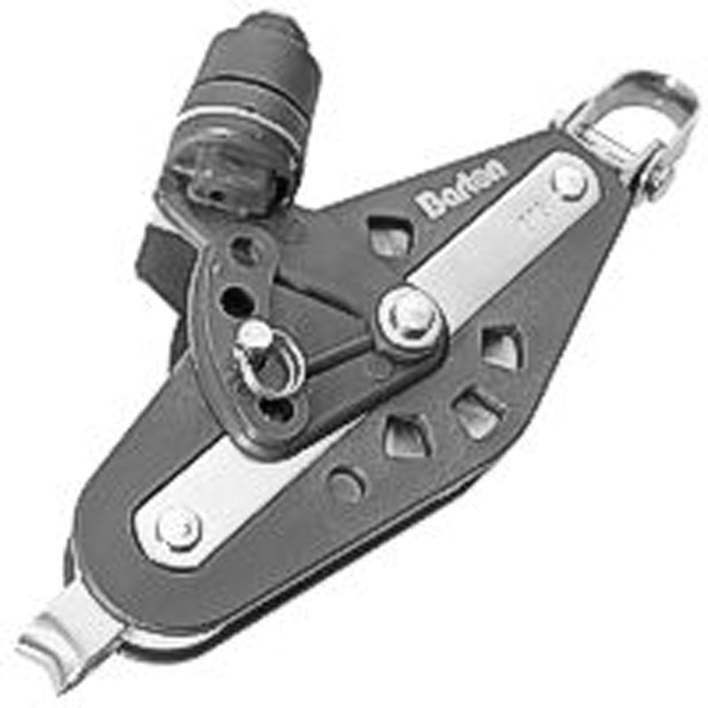 Violinblokk med svivel og klemme kulelager 8 mm 740 kg fra Barton-Marine forfra