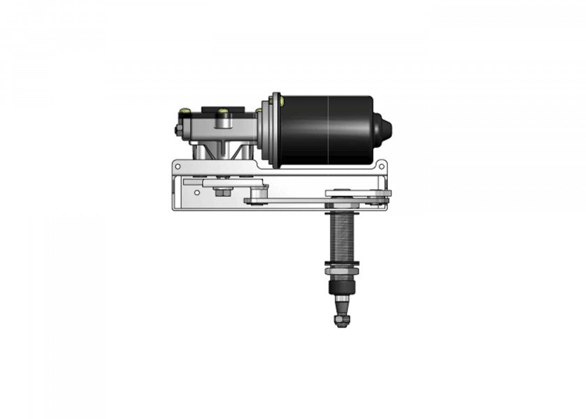 Viskermotor W25 25 Nm 16 mm aksel bakside