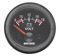 Voltmeter 8-16 V / 16-32 V belyst Ø 52 mm - Vetus forfra