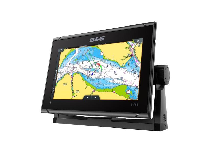 Oversikt over Vulcan 9 FS kartplotter og kontrollknapper