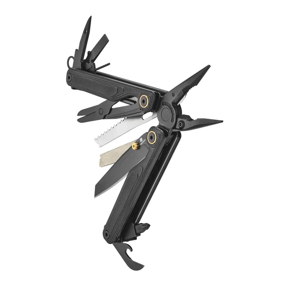 Wave Alpha multitool MagnaCut stål montert i bruk