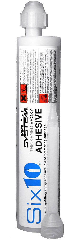 West System SIX10 2-komponent epoxy 180 ml patron forside