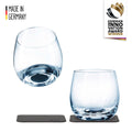 Whiskyglass med magnet krystall 2-pack - Silwy forfra