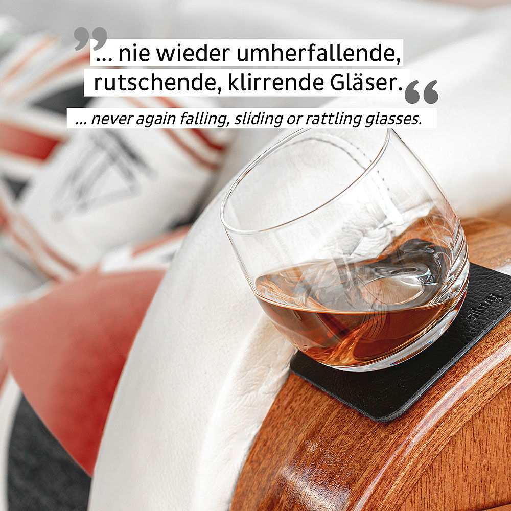 Whiskyglass med magnet krystall 2-pack - Silwy bakside