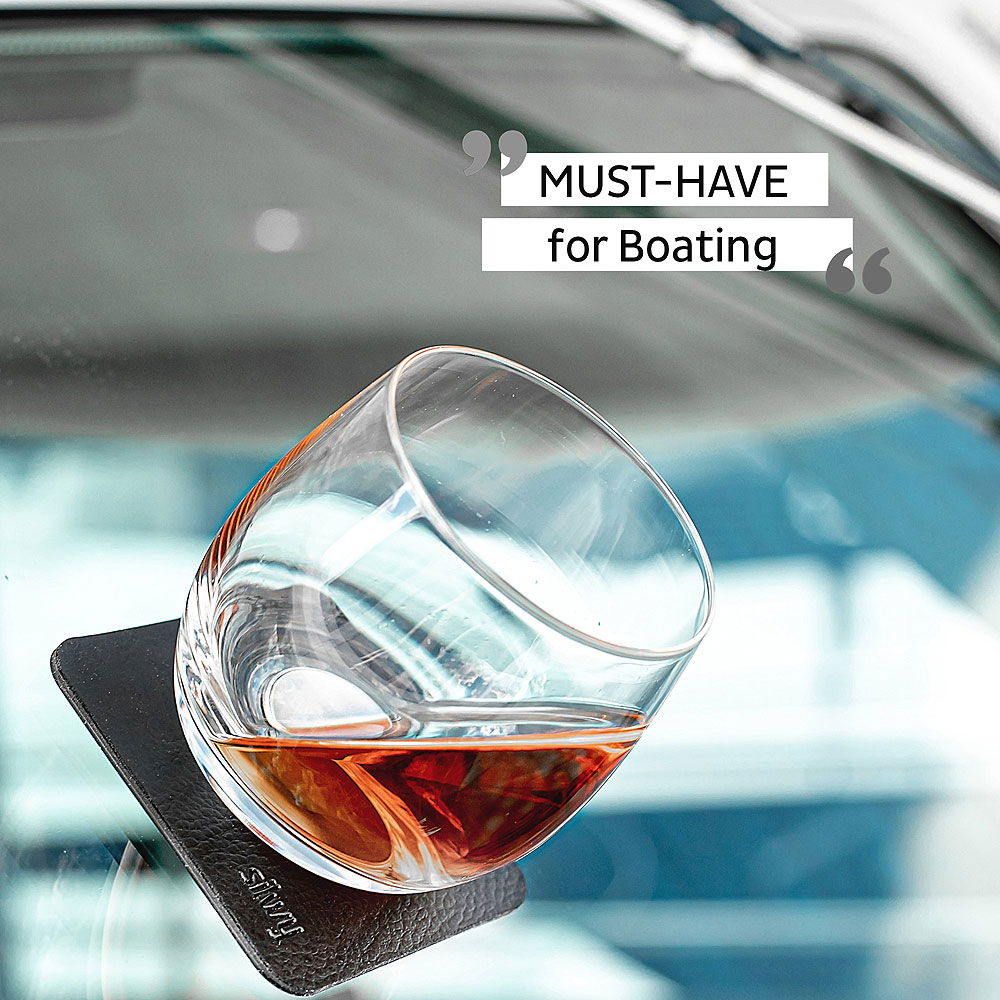 Whiskyglass med magnet krystall 2-pack - Silwy sideprofil