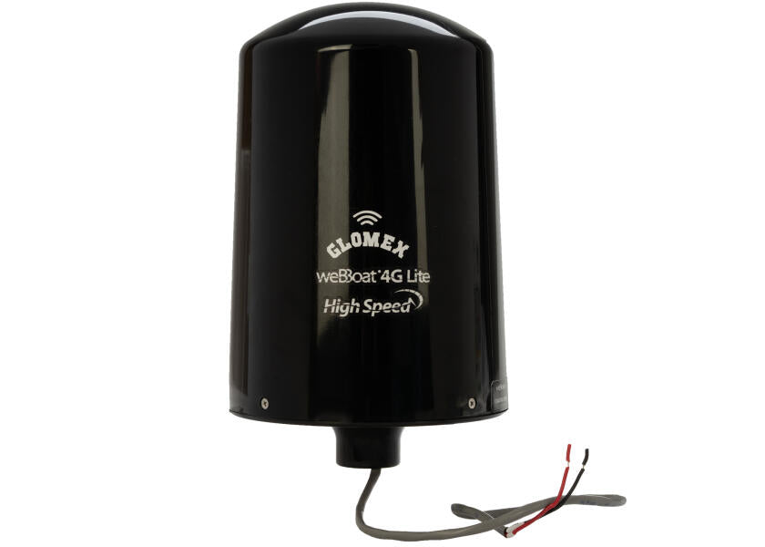 WiFi-antenne weBBoat 4G LITE HighSpeed 2.4 GHz svart - Glomex forfra
