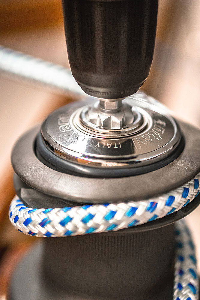Detalj av Winch Bit rustfritt stål AISI 316 for boremaskin 13 mm