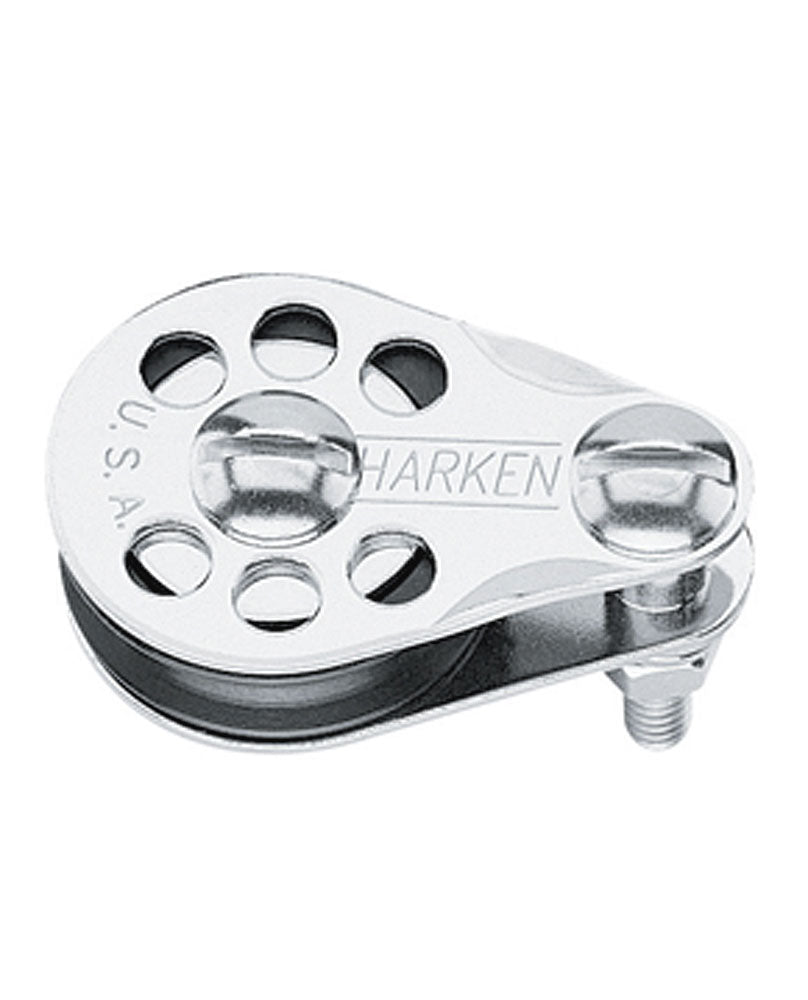Wireblokk 25 mm skive maks 2 mm wire 907 kg bruddlast - Harken forfra