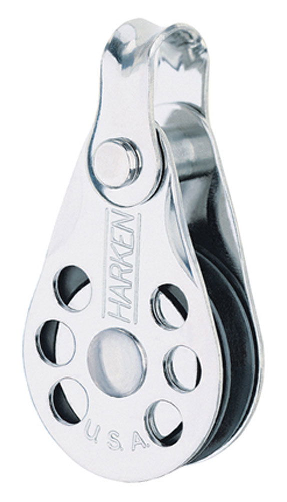 Wireblokk enkel 25 mm 454 kg arbeidslast forfra