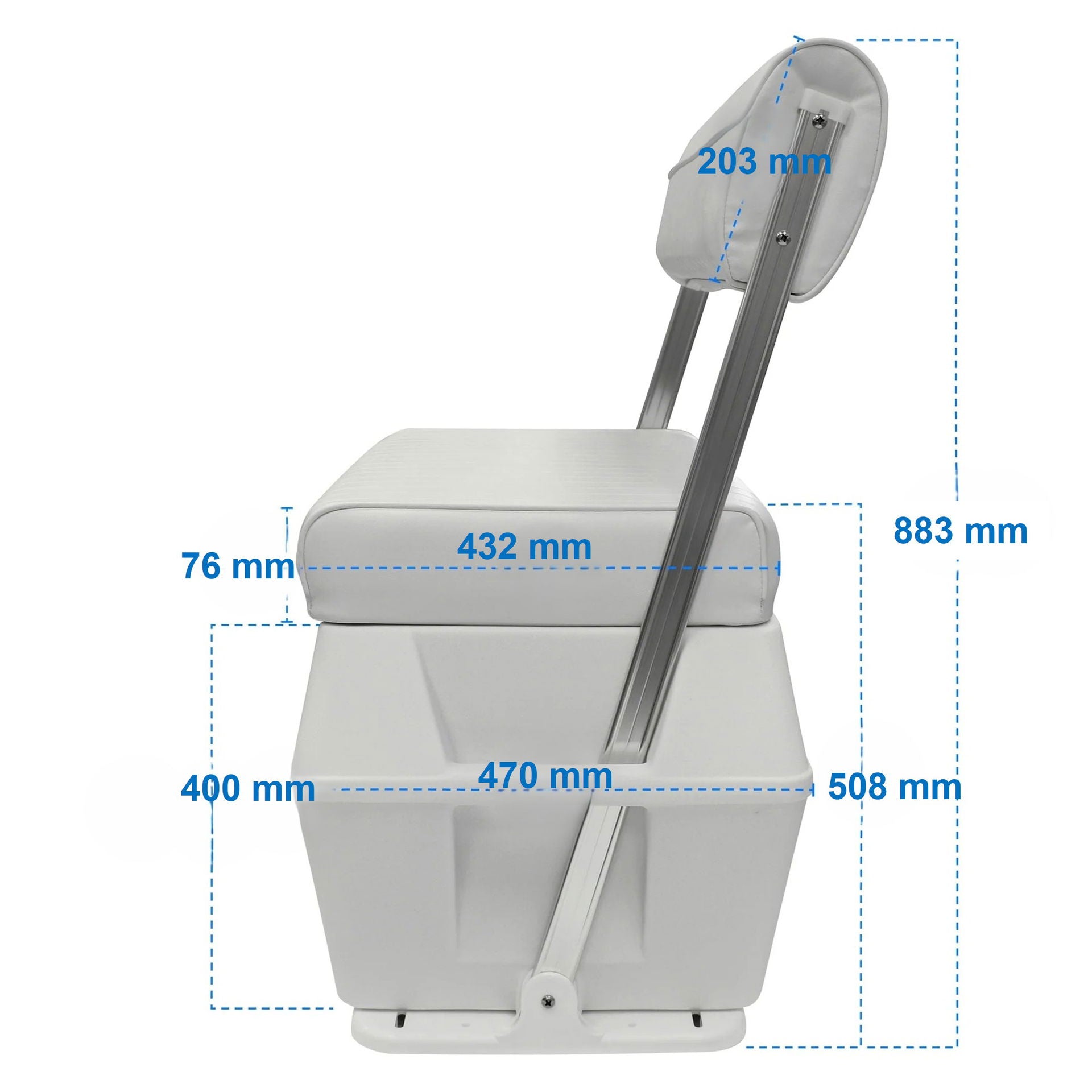 WISE Swingbank vendbar seterygg montasjesett detalj
