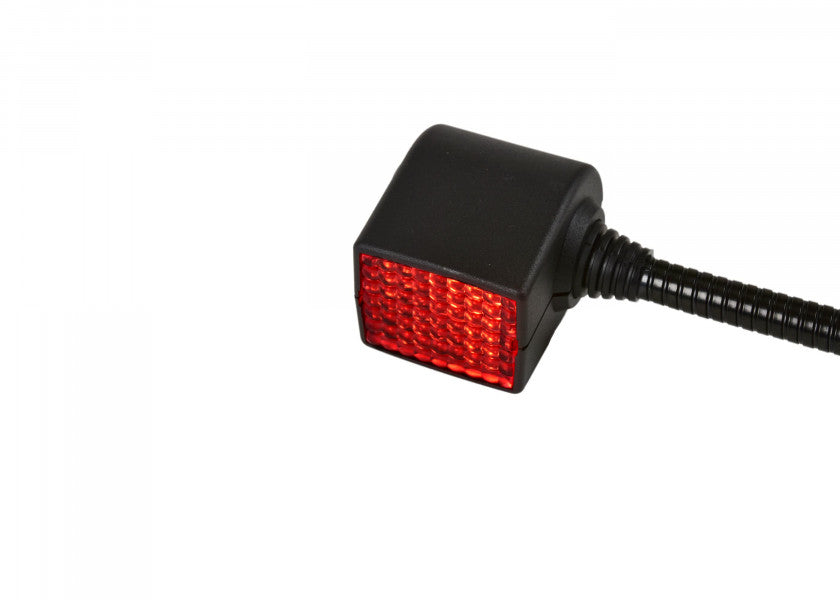 Xenon leselampe svanehals 295 mm svart 12V montert om bord
