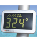 Yacht Repeater display 60 mm NMEA-0183 med fjernkontroll fra NASA sett forfra