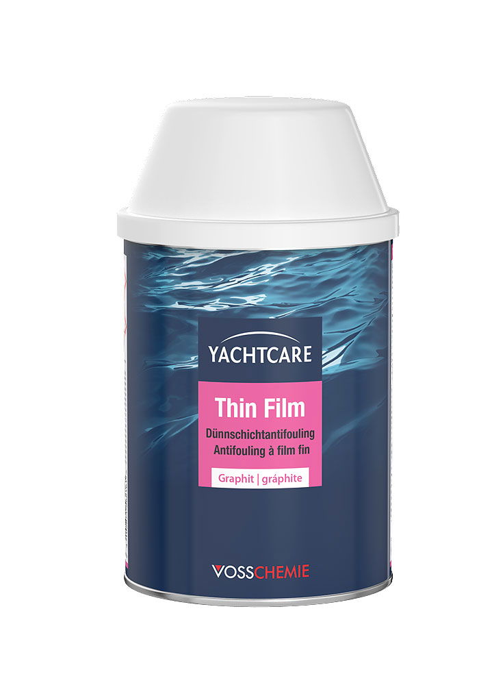 Yachtcare Tynn Film antifouling 0,75 l grafitt matt forside
