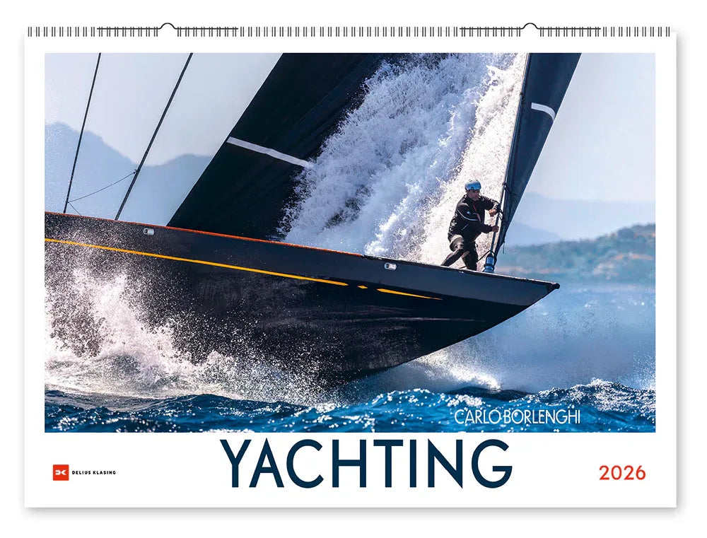 Yachting 2026 seilfotokalender Carlo Borlenghi forfra