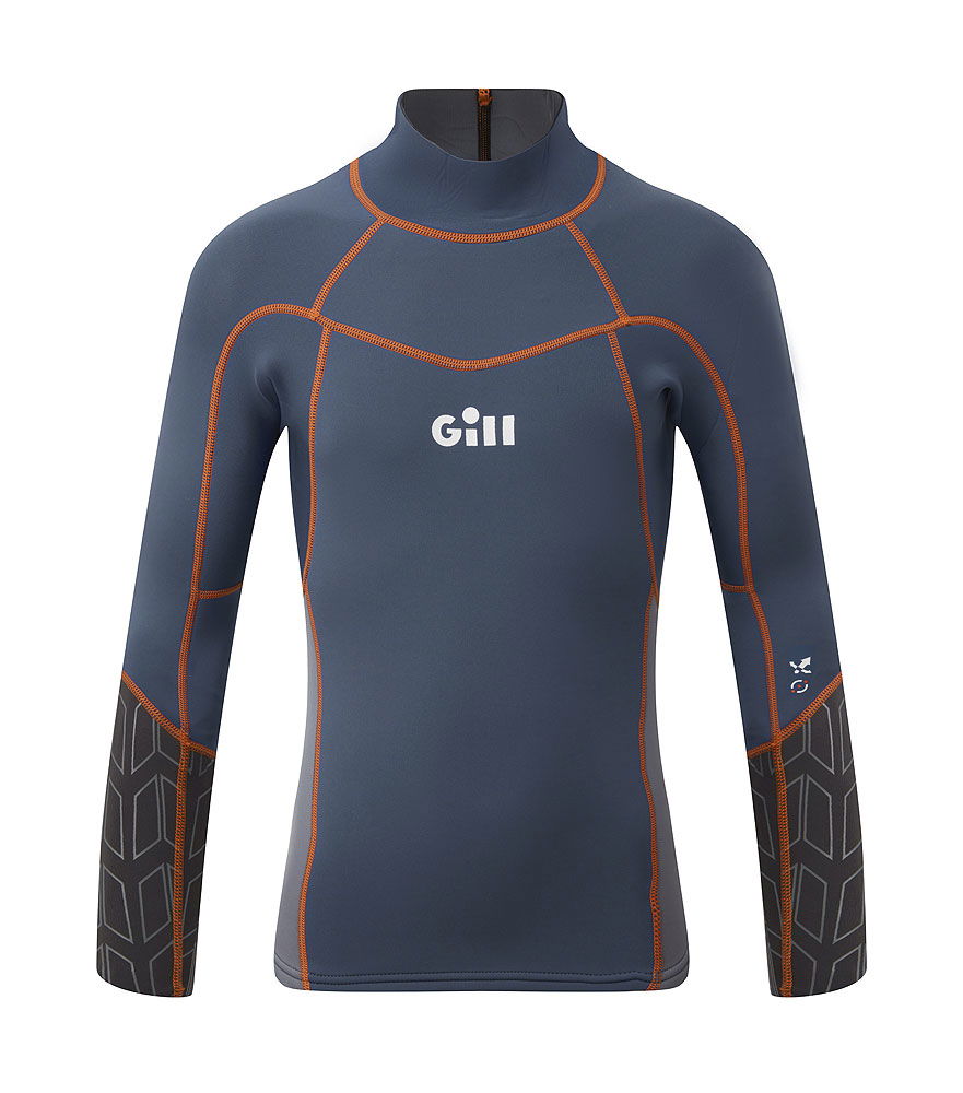 Zenlite neoprentopp for barn 1,5 mm 4-veis stretch - Gill forfra
