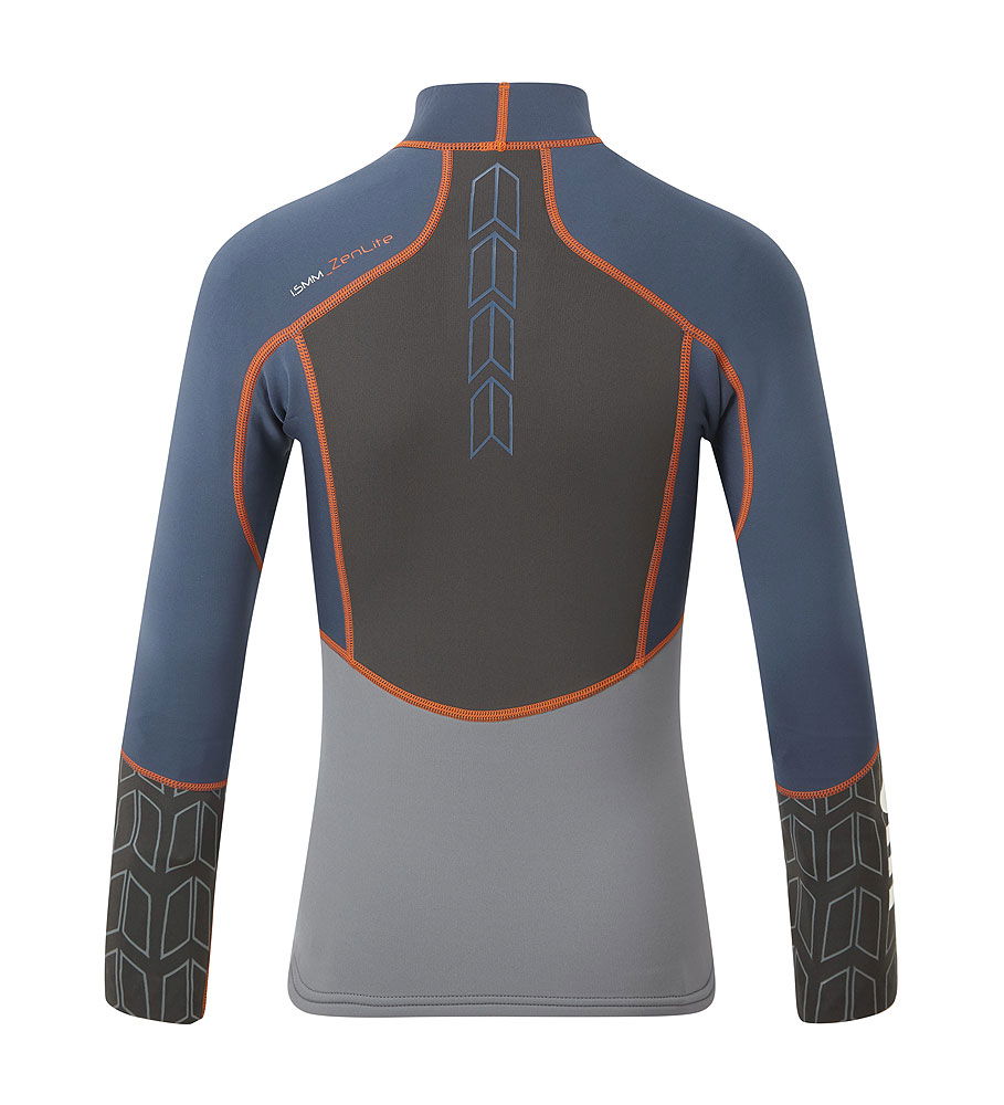 Zenlite neoprentopp for barn 1,5 mm 4-veis stretch - Gill detalj av halsforsegling