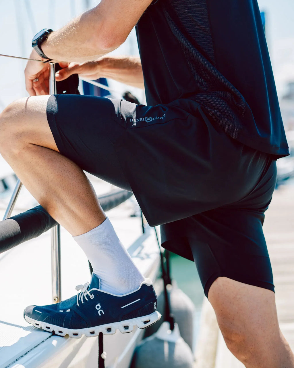 Zeroweight 2-i-1-shorts resirkulert polyamid bakside