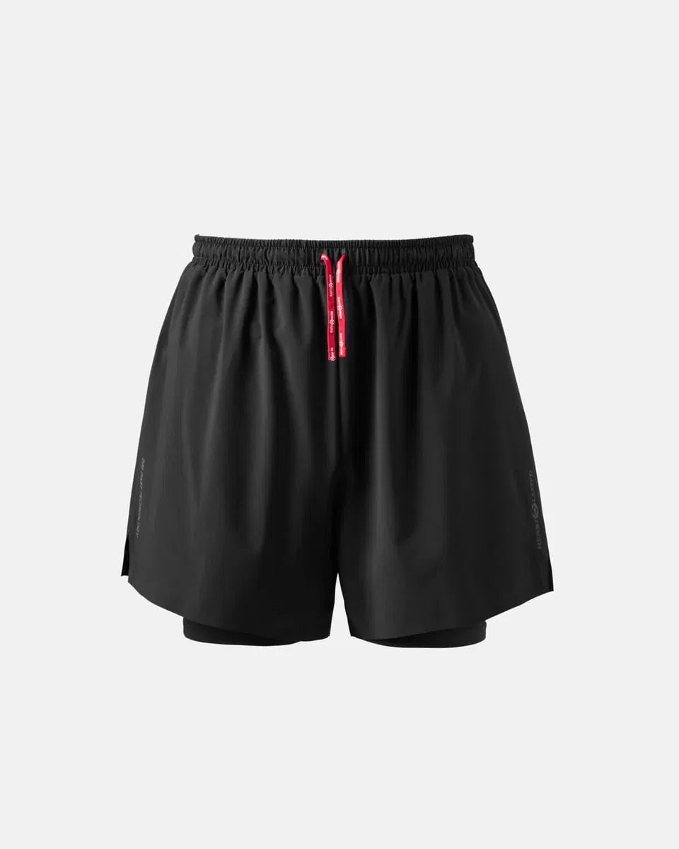 Zeroweight 2-i-1-shorts resirkulert polyamid forfra