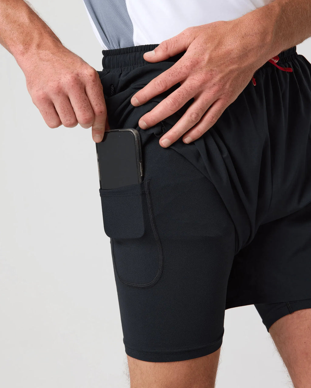 Fullt sett med Zeroweight 2-i-1-shorts resirkulert polyamid