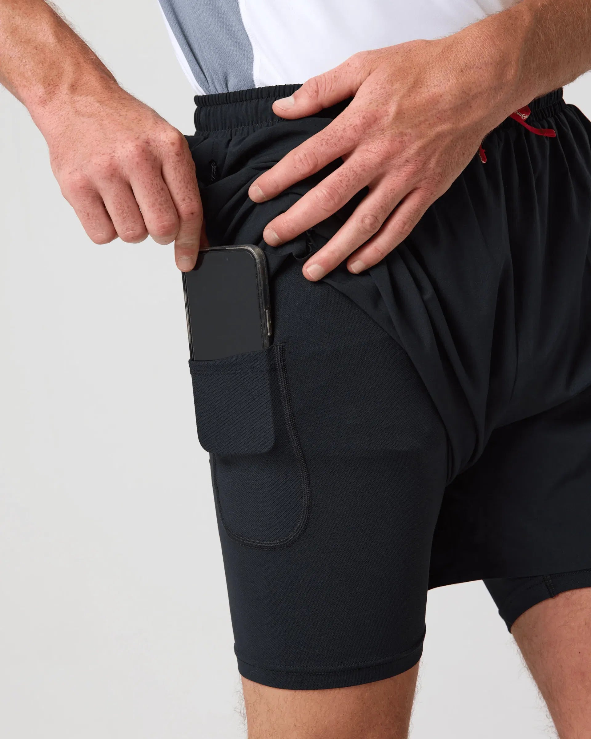 Fullt sett med Zeroweight 2-i-1-shorts resirkulert polyamid