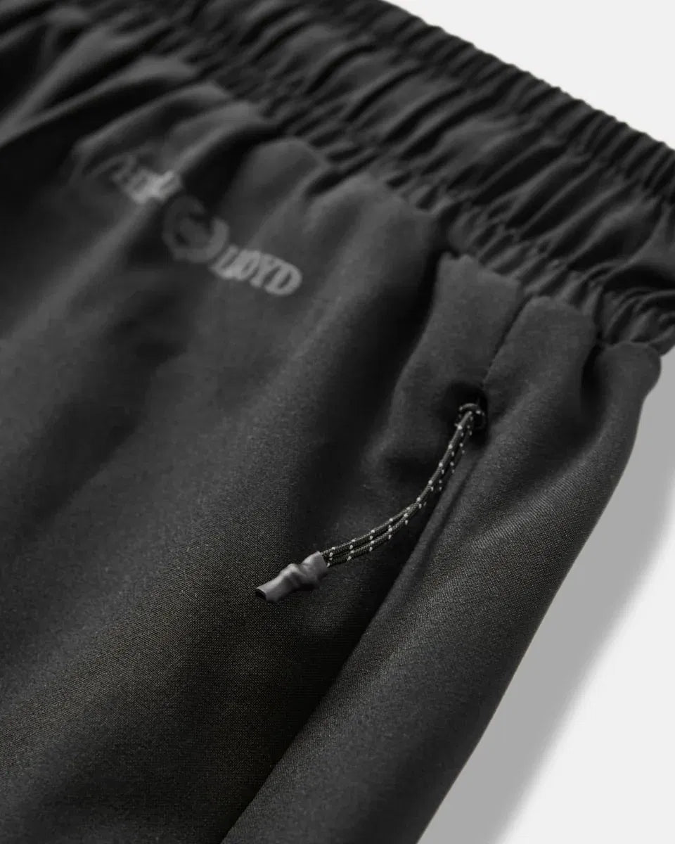 Nærbilde av glidelås på Zeroweight 2-i-1-shorts resirkulert polyamid