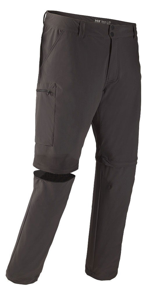 Zip-off softshellbukse herre 4-veis stretch vannavvisende sideprofil